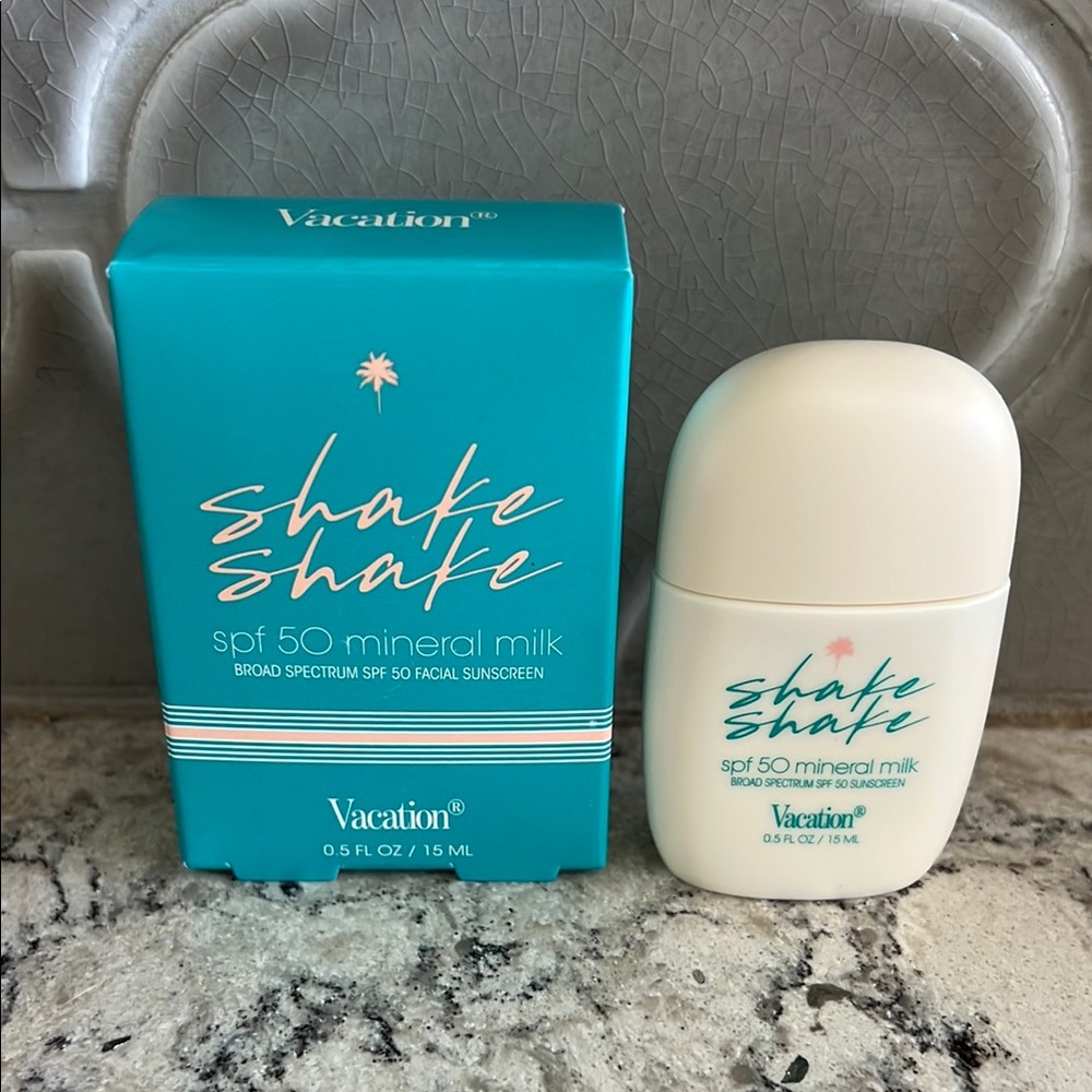 4/$14 Vacation SPF 50 Mineral Milk Sunscreen, Travel Size 0.5 fl oz, New